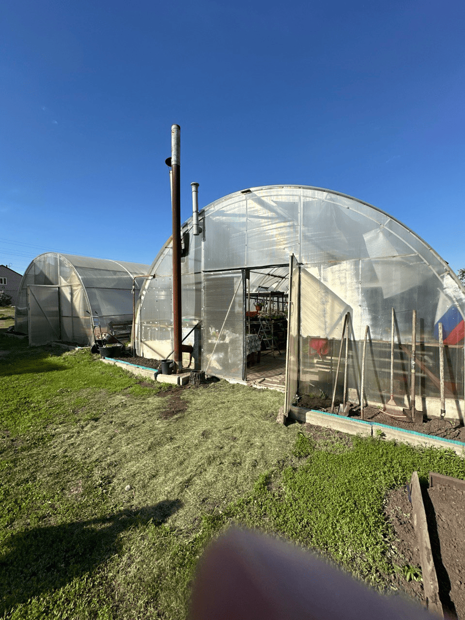 Теплица питомника Майский сад в Барнауле